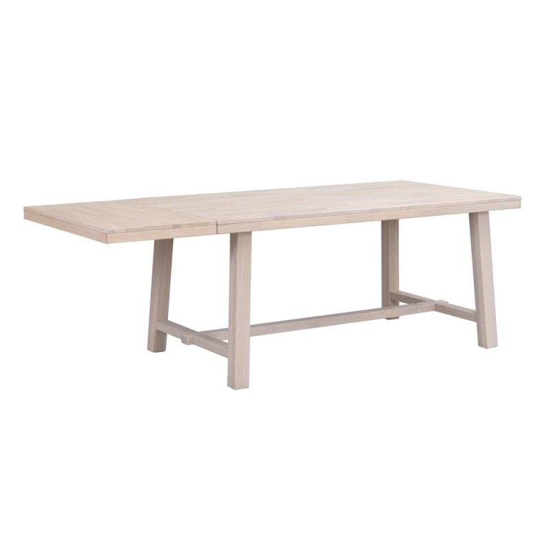 RO Brooklyn Extending Dining Table H 170x95 Whitewash